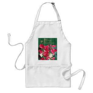 Tablier Joyeux Noël Poinsettia Apron