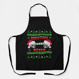 Tablier Joyeux Noël ROCKS Vilain Sweat de Noël