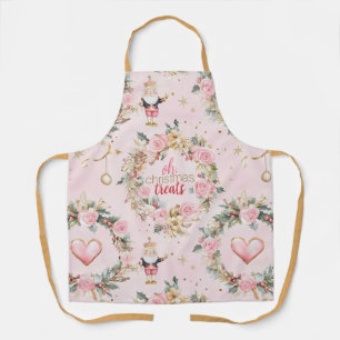Tablier Joyeux Nutcracker rose Vacances Beaux Guirlande pe