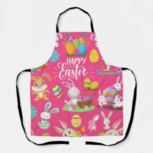 Tablier Joyeux Pâques, Amusants Souhaits De Lapin Et Oeufs