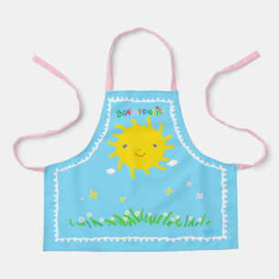Tablier Joyeux rayon soleil pour enfant