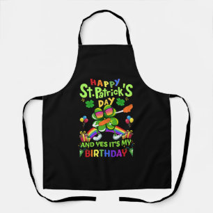 Tablier Joyeux St Patrick's Day Anniversaire Paddy's Day
