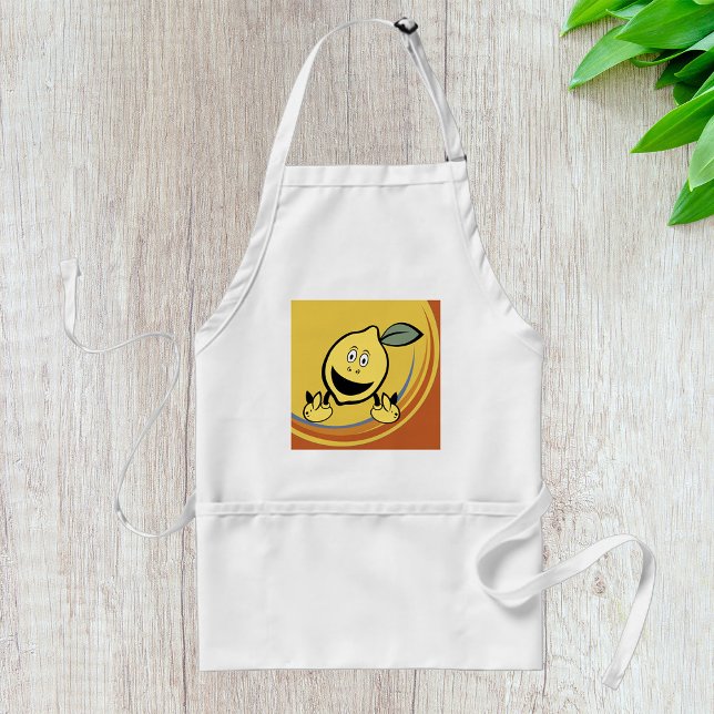 Tablier Joyeux visage de citron (Créateur téléchargé)