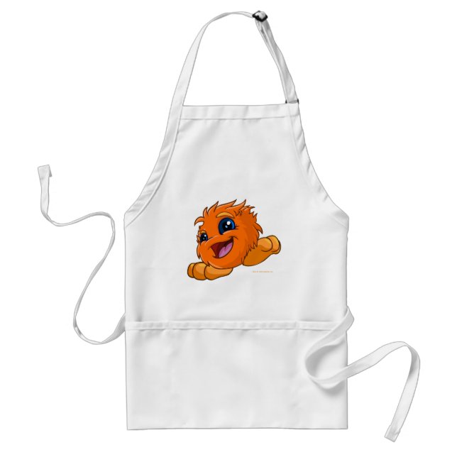 Tablier JubJub orange heureux (Devant)