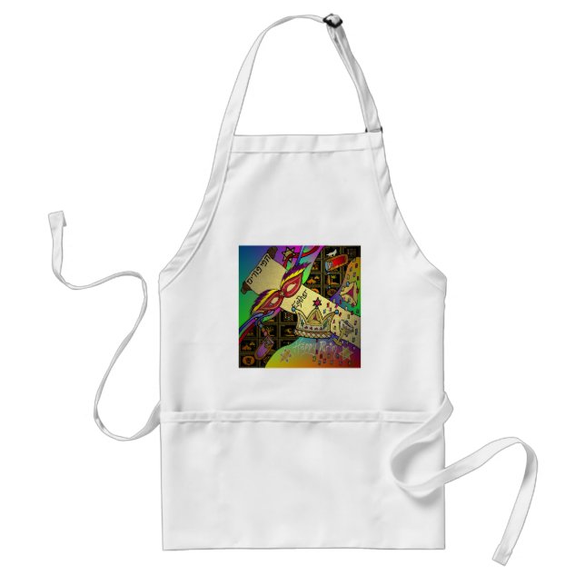 Tablier Judaica Joyeux Purim Juif Vêtements cadeaux (Devant)