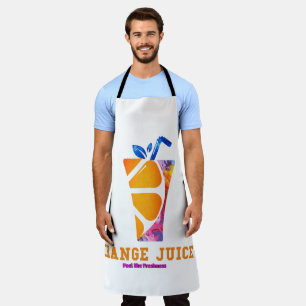 Tablier jus d'orange