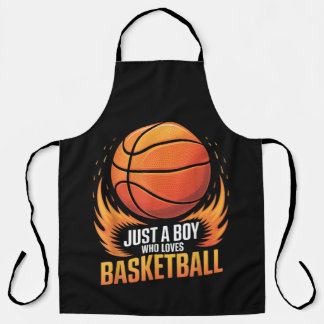 Tablier Just A Boy Who Loves Basketball