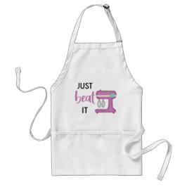 Tablier Juste Beat It // Drôle Citation De Pun À Cuisson