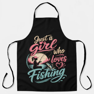 Tablier Juste Une Fille Qui Aime La Pêche