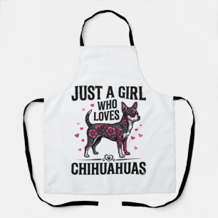 Tablier Juste Une Fille Qui Aime Les Chihuahuas Design De 