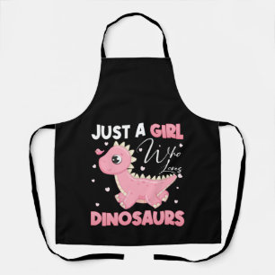 Tablier Juste une fille qui aime les dinosaures