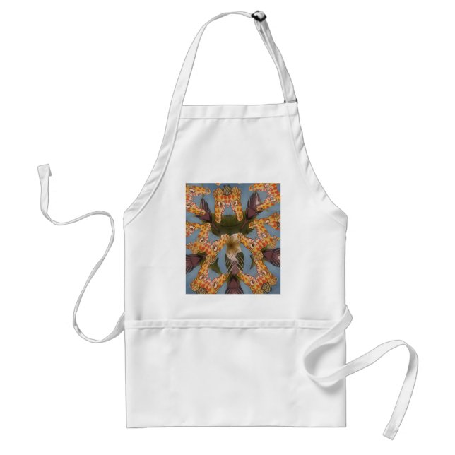 Tablier Kaleidoscope Giraffe Mandala : Safari Art Abstrait (Devant)