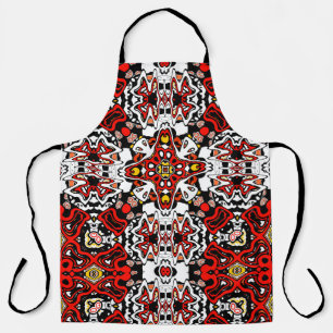 Tablier Kaliedoscope marocain géométrique de style ornemen