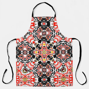 Tablier Kaliedoscope marocain géométrique de style ornemen