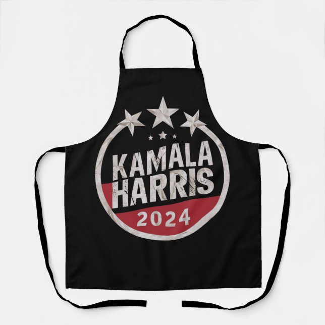 Tablier Kamala Harris 2024 Pour Les Élections Rétro Du Pré (Recto)