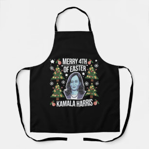 Tablier Kamala Harris Noël Père Noël Joyeux 4 de Pâques