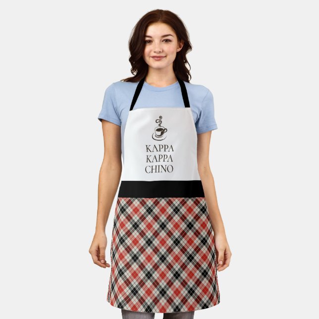 Tablier Kappa Kappa Chino Amusant café (Porté)