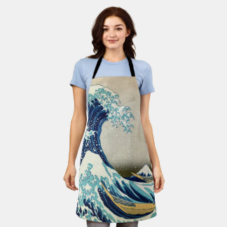 Tablier Katsushika Hokusai - La Grande vague au large de K