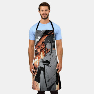 Tablier KAWAII Japanese Girl apron