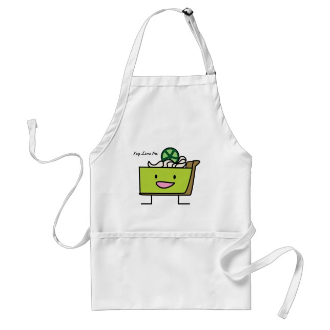 Tablier Key Lime Pie citron aigre tarte dessert tranche gr (Devant)