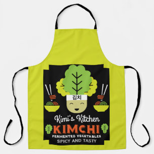 Tablier Kimchi Cuisine Maison Nourriture Fabriquée