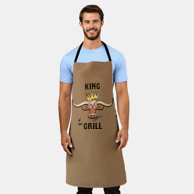 Tablier King Of The Grill - Comical Steer (Porté)
