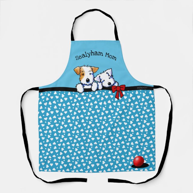 Tablier KiniArt Sealyham Terrier Tout-En-Plan (Recto)