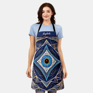 Tablier Kiss Cuisinier Chef Cuisine BBQ Baker Evil Eye