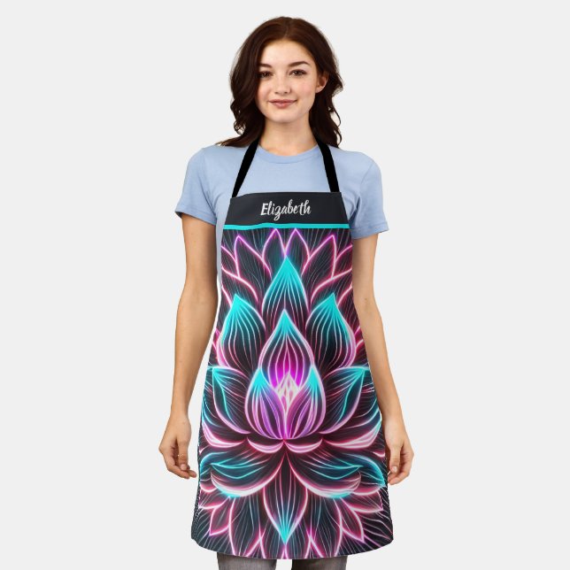 Tablier Kiss Cuisinier Cuisinier Cuisine BBQ Baker Lotus (Porté)