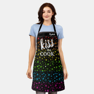 Tablier Kiss The Cook Food Chef Cuisine BBBQ Baker Parties