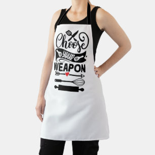 Tablier Kitchen Warrior : Choisissez votre arme culinaire