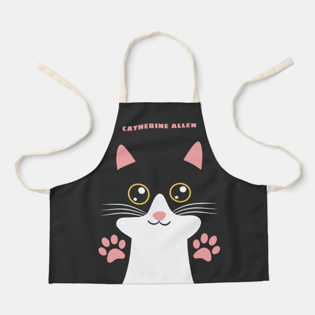 Tablier Kitty Cat Cute Enfants Art & Cuisine (Recto)