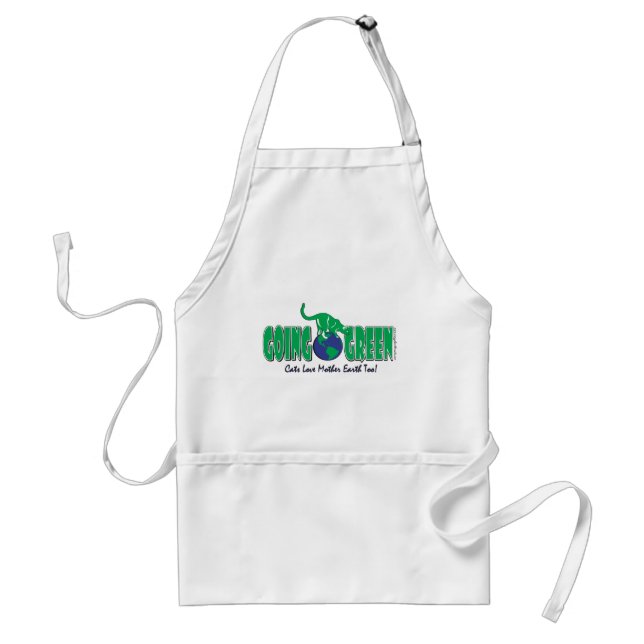 TABLIER KITTY-GOING-GREEN (Devant)