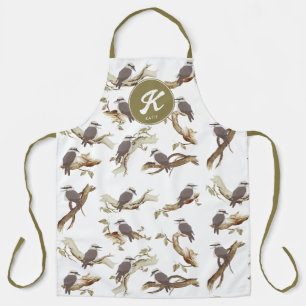 Tablier Kookaburra Australian Eucalyptus Monogramme riant