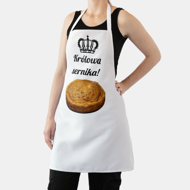Tablier Krolowa serninka ! - Reine du gâteau au fromage ! (Insitu)