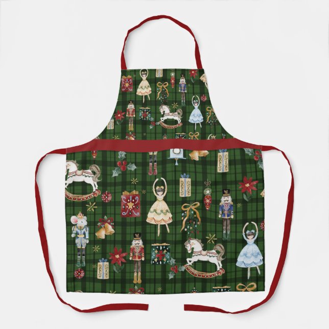 Tablier La Boulangerie Festive de Noël de Nutcracker Balle (Recto)