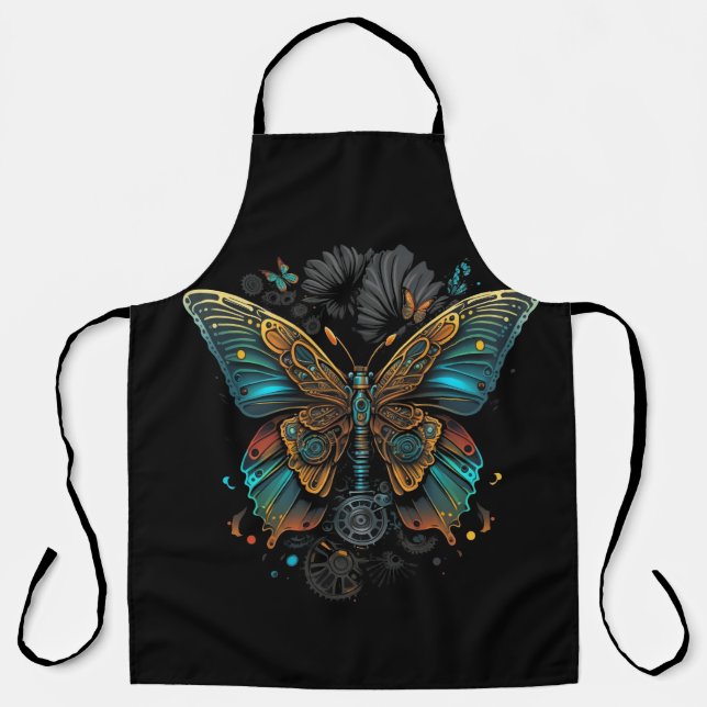 Tablier la conception papillon (Recto)