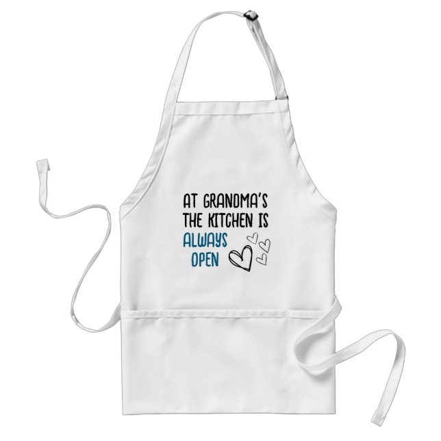 Tablier La cuisine de grand-mère est toujours ouverte apro (Devant)