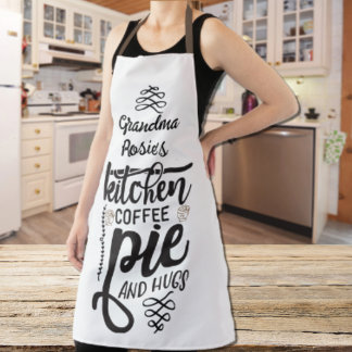 Tablier La cuisine de grand-mère | Tarte de café personnal