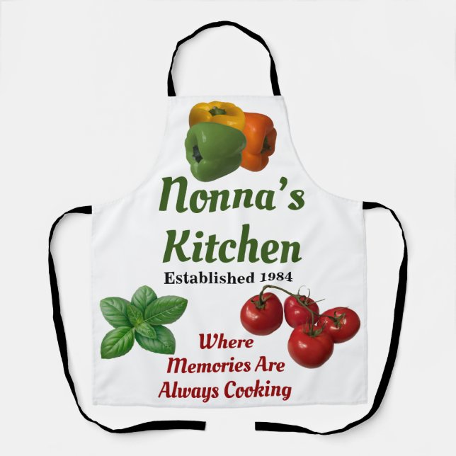 Tablier La cuisine de Nonna (Recto)
