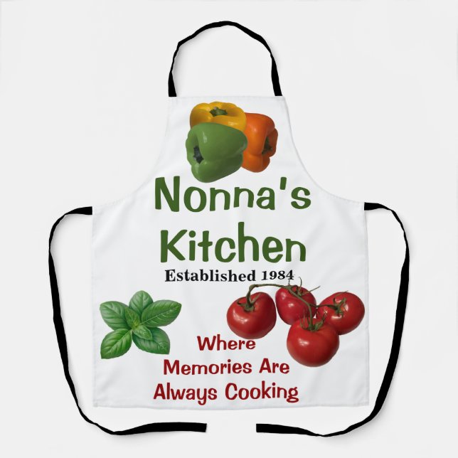 Tablier La cuisine de Nonna (Recto)
