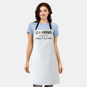 Tablier La cuisine est mon genre de méditation - Cuisine a