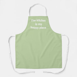 Tablier La cuisine est mon joyeux espace Sage Apron