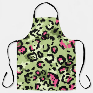 Tablier La fourrure de léopard, motif sans couture branché