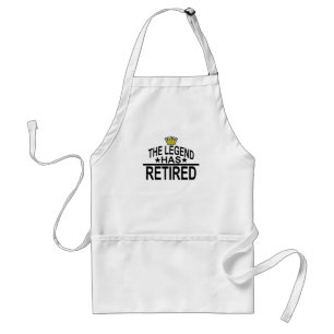TABLIER LA LÉGENDE A RETIRÉ LA CHEMISE DRÔLE.