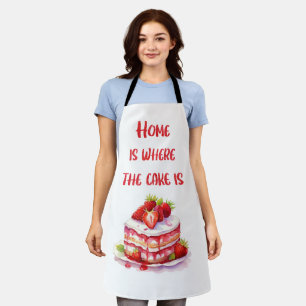 Tablier La maison est où est le gâteau