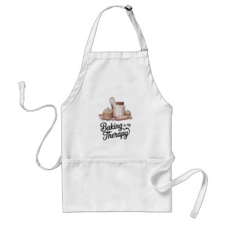 Tablier La pâtisserie est ma thérapie Citation Art