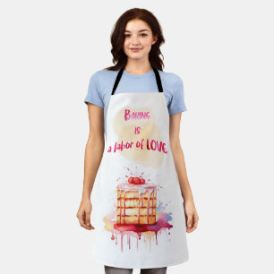 Tablier La pâtisserie est un travail d'amour