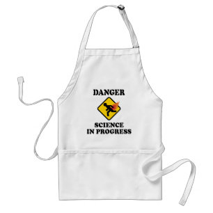 Tablier La science en danger en cours - Flamme Humour de p