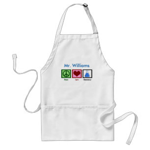 Tablier La Science faite sur commande de professeur de